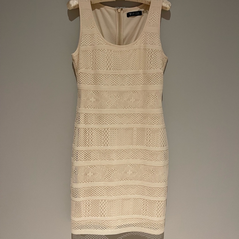 Off white mini dress